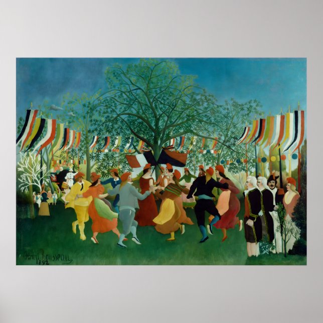 Henri Rousseau - A Centennial of Independence Poster (Front)