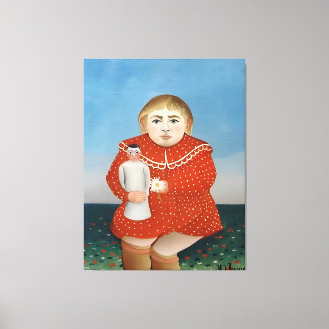 Henri Rousseau art Canvas Print (Front)