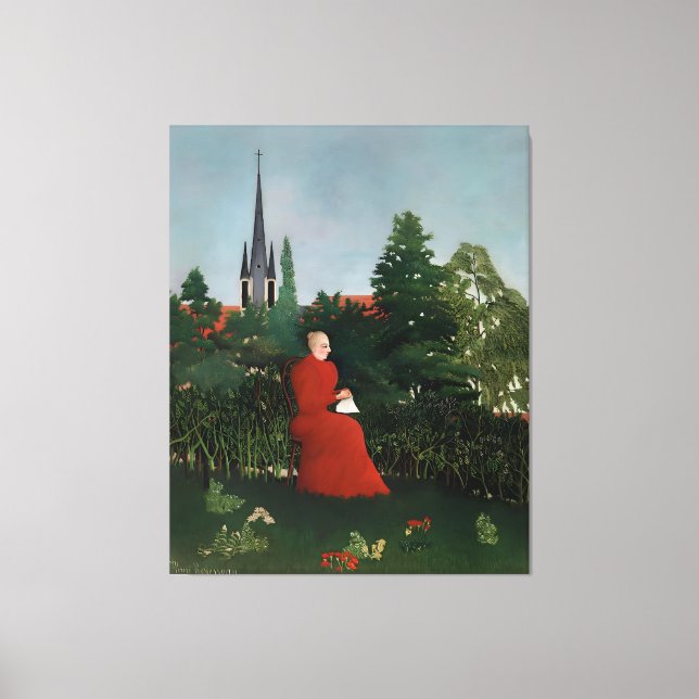Henri Rousseau art Canvas Print (Front)