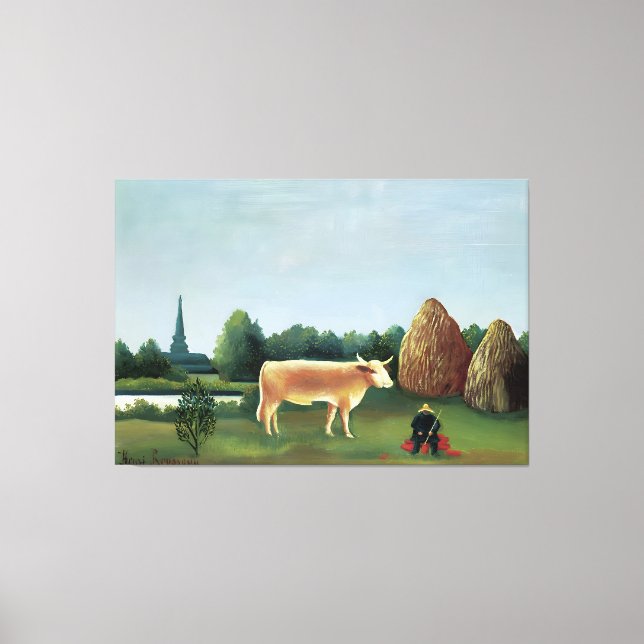 Henri Rousseau art Canvas Print (Front)