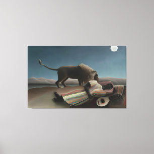 Henri Rousseau art painting Canvas Print