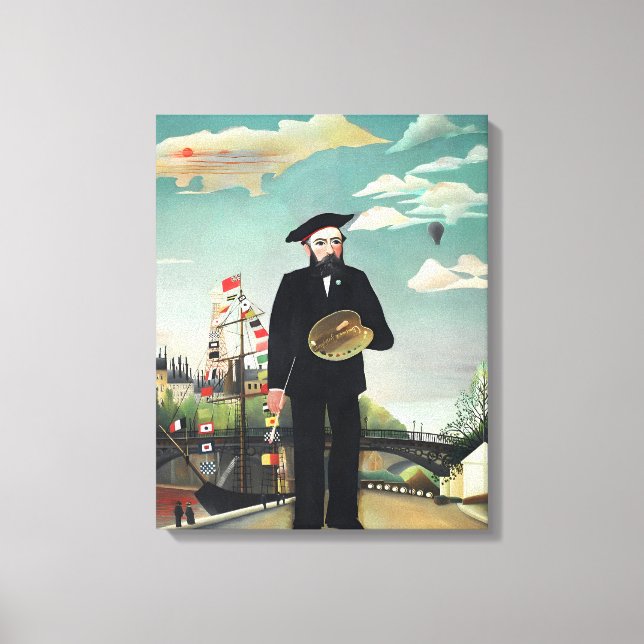 Henri Rousseau art style Canvas Print (Front)