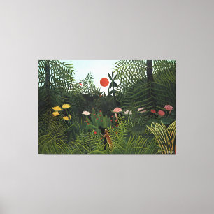 Henri Rousseau art style Canvas Print