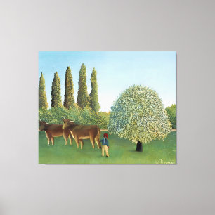 Henri Rousseau art style Canvas Print