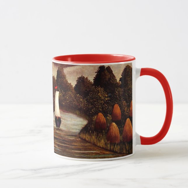 Henri Rousseau art: The Banks of the Oise Mug (Right)