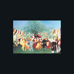 Henri Rousseau art work Canvas Print<br><div class="desc">Henri Rousseau art work,  Drawing is a form of probing. And the first generic impulse to draw derives from the human need to search,  to plot points,  to place things and to place oneself.</div>