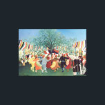 Henri Rousseau art work Canvas Print<br><div class="desc">Henri Rousseau art work,  Drawing is a form of probing. And the first generic impulse to draw derives from the human need to search,  to plot points,  to place things and to place oneself.</div>