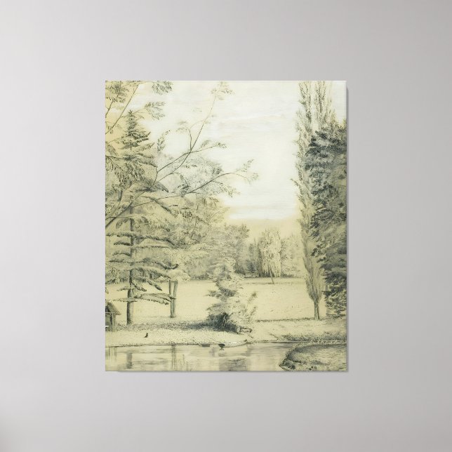 Henri Rousseau art work Canvas Print (Front)