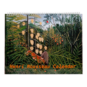 Henri Rousseau Artwork Calendar