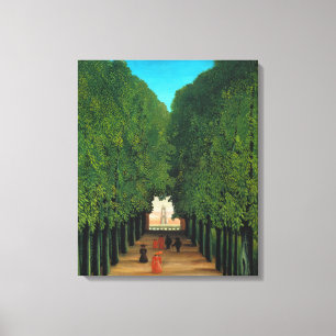 Henri Rousseau, Avenue in the Park at Saint Cloud Canvas Print
