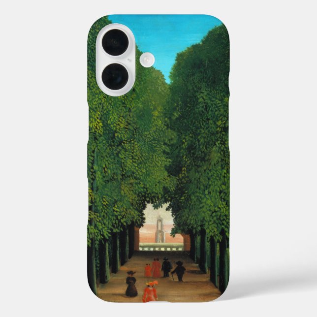 Henri Rousseau, Avenue in the Park at Saint Cloud Case-Mate iPhone Case (Back)