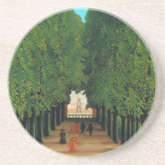 Henri Rousseau, Avenue in the Park at Saint Cloud Coaster