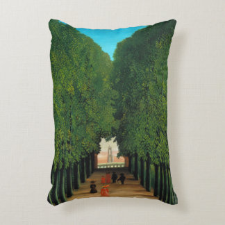 Henri Rousseau, Avenue in the Park at Saint Cloud Decorative Cushion