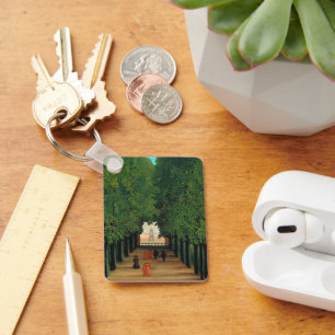 Henri Rousseau, Avenue in the Park at Saint Cloud Key Ring