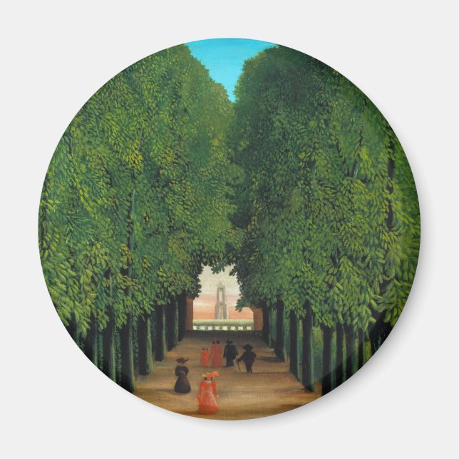Henri Rousseau, Avenue in the Park at Saint Cloud Magnet (Front)