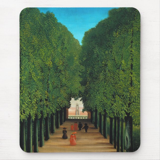 Henri Rousseau, Avenue in the Park at Saint Cloud Mouse Mat (Front)