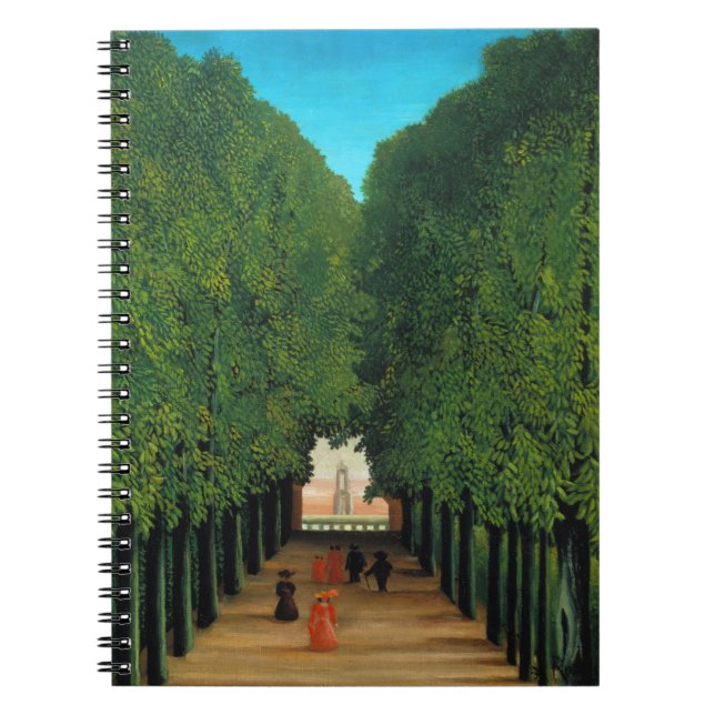 Henri Rousseau, Avenue in the Park at Saint Cloud Notebook (Front)
