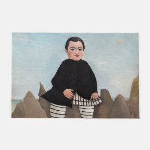 Henri Rousseau - Boy on the Rocks Doormat