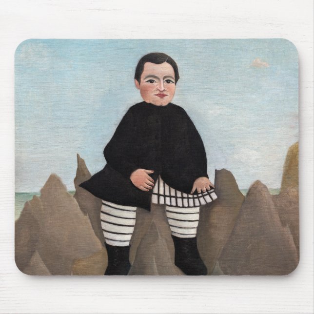 Henri Rousseau - Boy on the Rocks Mouse Mat (Front)
