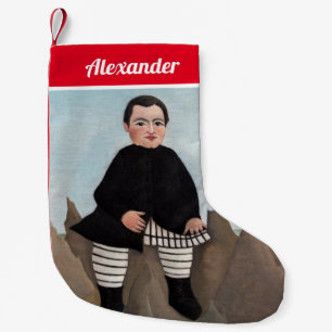 Henri Rousseau - Boy on the Rocks Small Christmas Stocking