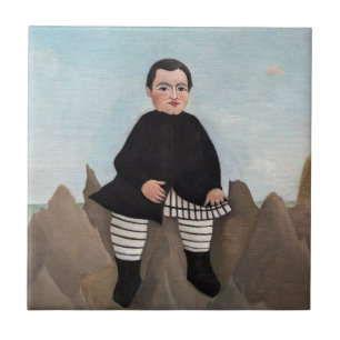 Henri Rousseau - Boy on the Rocks Tile