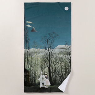 Henri Rousseau - Carnival Evening Beach Towel