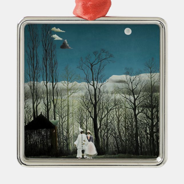 Henri Rousseau - Carnival Evening Metal Tree Decoration (Front)