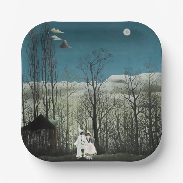 Henri Rousseau - Carnival Evening Paper Plate (Front)
