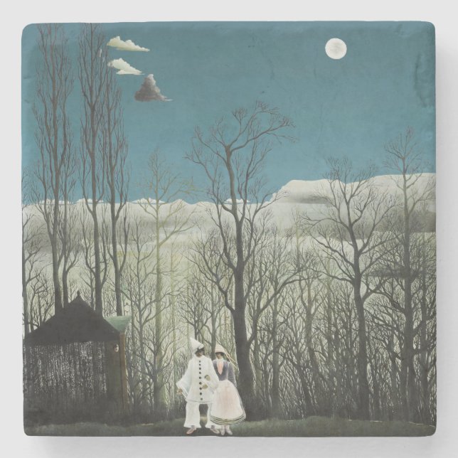 Henri Rousseau - Carnival Evening Stone Coaster (Front)