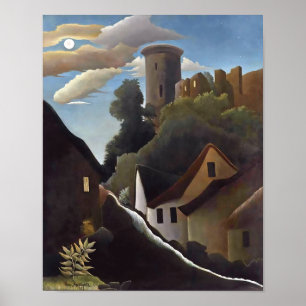 Henri Rousseau - Castle in Moonlight (Le Donjon) Poster