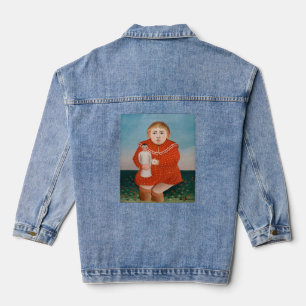 Henri Rousseau - Child with a Doll Denim Jacket