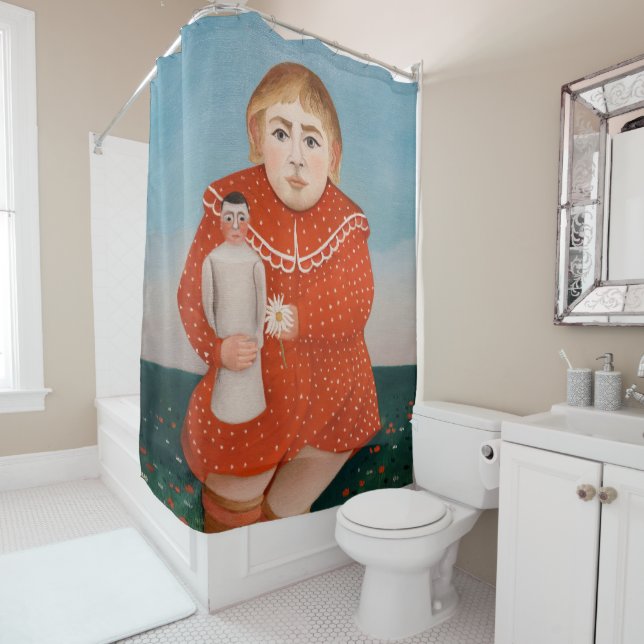 Henri Rousseau - Child with a Doll Shower Curtain (In Situ)