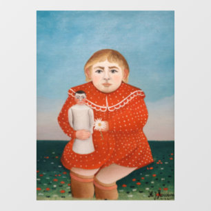 Henri Rousseau - Child with a Doll Window Cling