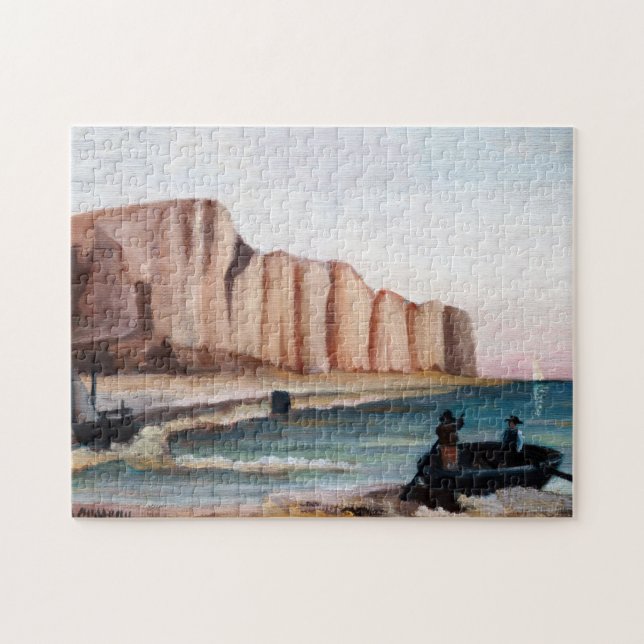 Henri Rousseau - Cliffs Jigsaw Puzzle (Horizontal)