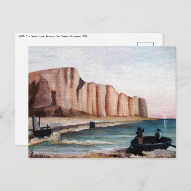 Henri Rousseau - Cliffs Postcard (Front/Back)