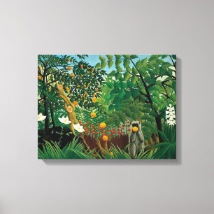 Henri Rousseau Exotic Landscape Canvas Print