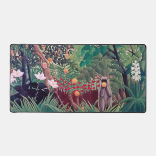 Henri Rousseau - Exotic Landscape Desk Mat