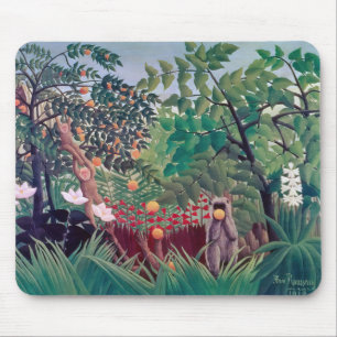 Henri Rousseau - Exotic Landscape Mouse Mat