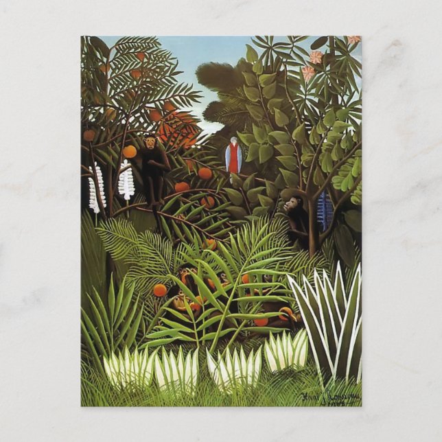 Henri Rousseau- Exotic Landscape Postcard (Front)