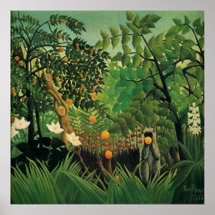 Henri Rousseau - Exotic Landscape Poster