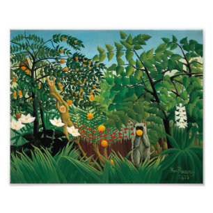 Henri Rousseau Exotic Landscape Print