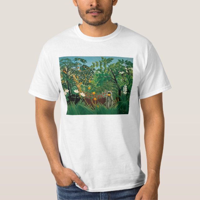 Henri Rousseau Exotic Landscape T-shirt (Front)