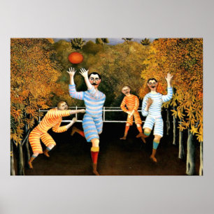 Henri Rousseau - Football Players Poster