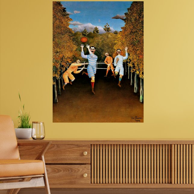 Henri Rousseau - Football Players Poster (Living Room 2)