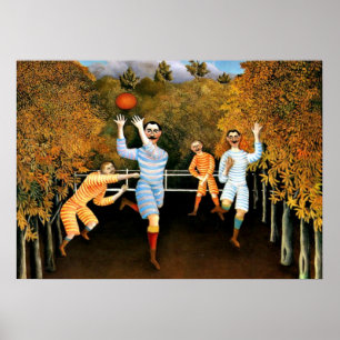 Henri Rousseau - Football Players Poster