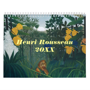 Henri Rousseau Jungle Animal 2024 Calendar