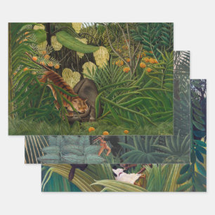 Henri Rousseau - Jungle Masterpieces Selection 2 Wrapping Paper Sheet