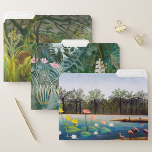 Henri Rousseau - Jungle Masterpieces Selection File Folder