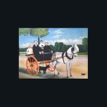 Henri Rousseau - La Carriole du pere Junier Canvas Print<br><div class="desc">La Carriole du pere Junier / Old Junier's Cart - Henri Rousseau (aka Douanier Rousseau),  1908</div>