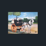 Henri Rousseau - La Carriole du pere Junier Canvas Print<br><div class="desc">La Carriole du pere Junier / Old Junier's Cart - Henri Rousseau (aka Douanier Rousseau),  1908</div>